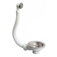 BONDE EVIER INOX D90 PANIER AC TRP PLEIN